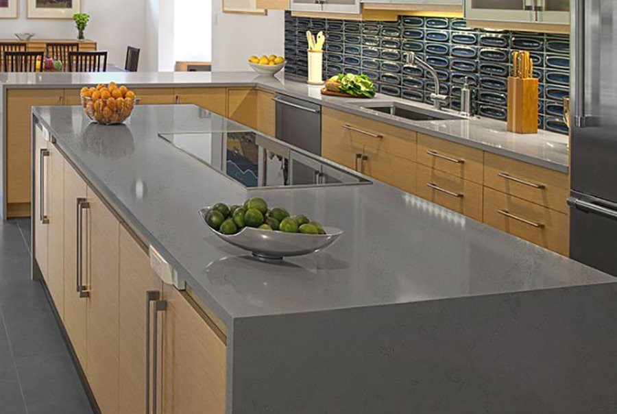 Cement Grey Quartz Countertop