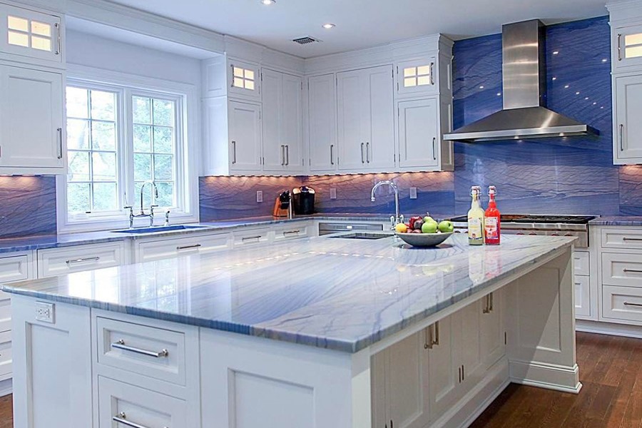 Azul Macaubas Quartzite Countertops 3 Azul Macaubas Quartzite Countertops 3