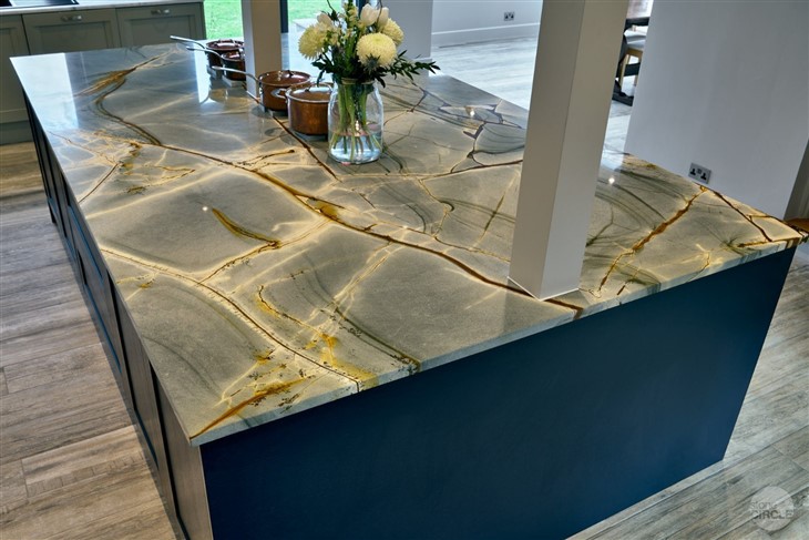 Roma Blue Quartzite Countertop